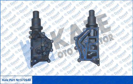 KALE 572640 Termostat 89°C Plastik Govdeli Komple Renault Clio Grand Scenic Megane Modus Grand Modus Twingo Wind
